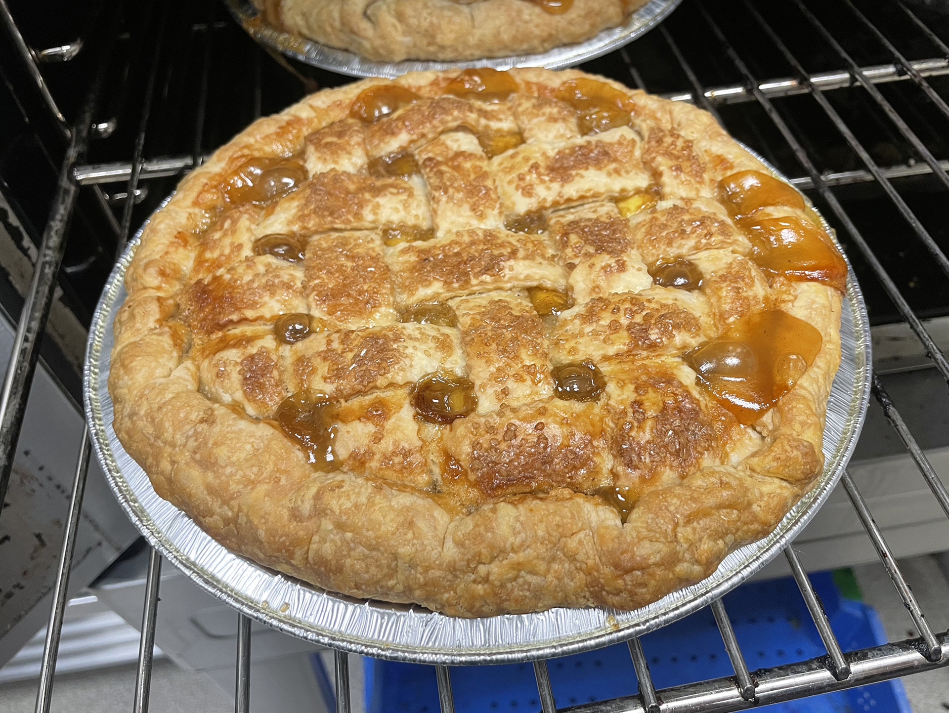 Fresh baked signature apple pie