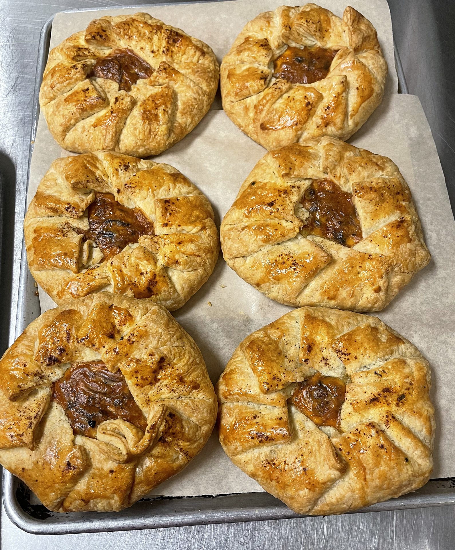 Savory beef galette