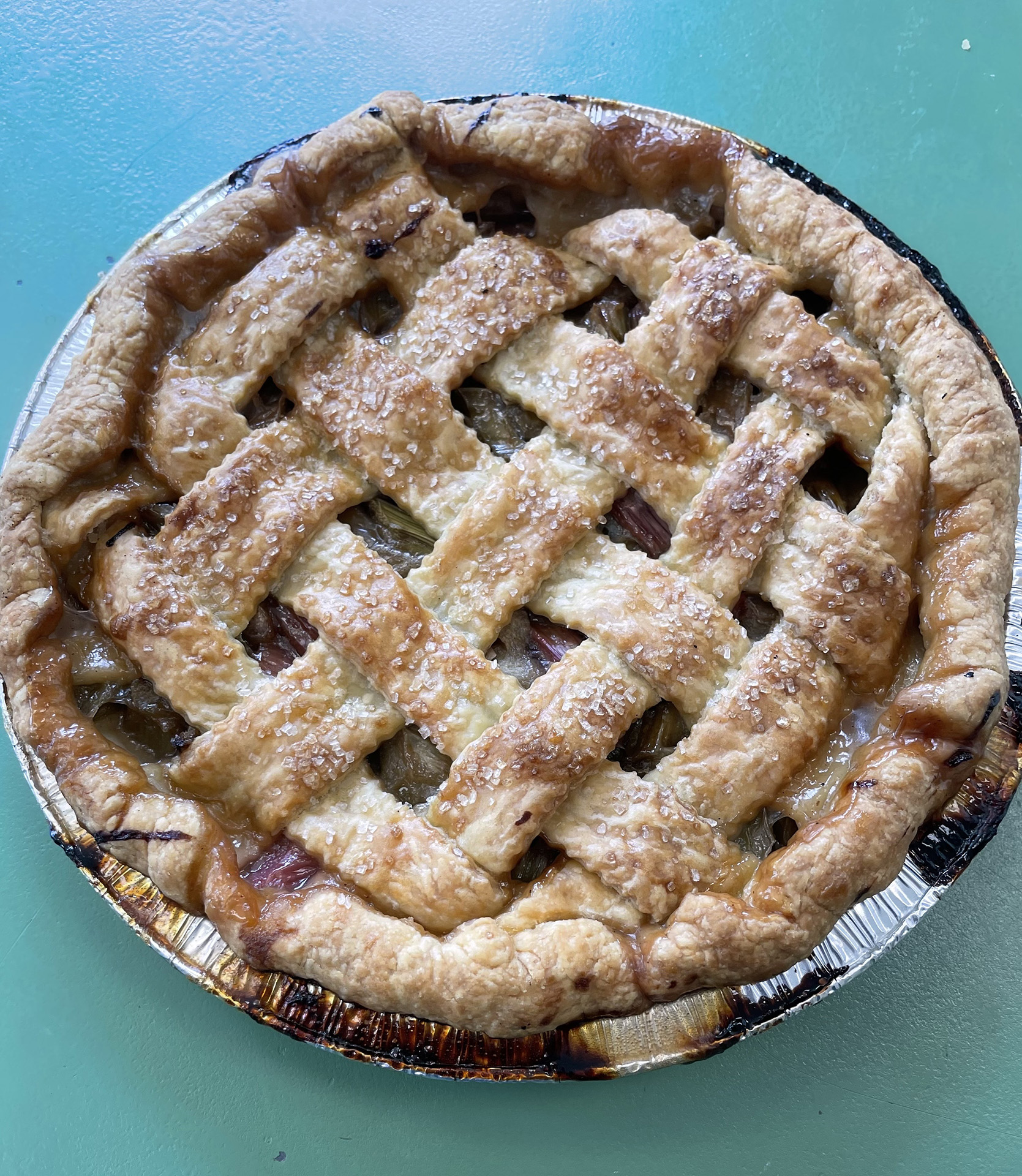 Savory pie with flaky crust