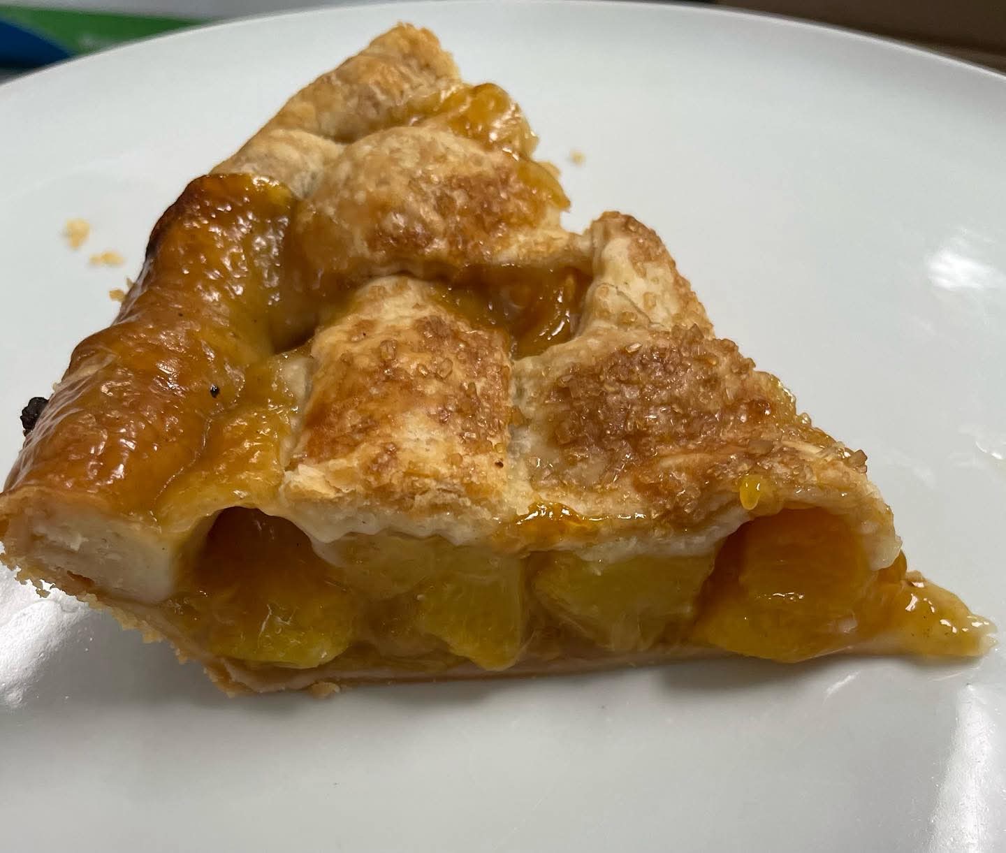 Slice of signature apple pie